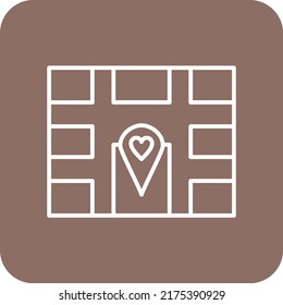 Wedding Location vector icon. Can be used for printing, mobile and web applications.