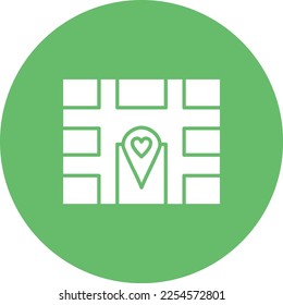 Wedding Location vector icon. Can be used for printing, mobile and web applications.