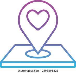 Wedding Location vector icon. Can be used for printing, mobile and web applications.