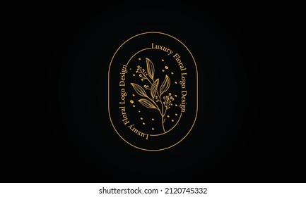 Logotipo de bodas, ilustración vectorial de diseño rústico botánico de moda diseño de logo floral para invitación de boda, RSVP, tarjetas de agradecimiento, guardar la tarjeta de fecha, ilustración vectorial.