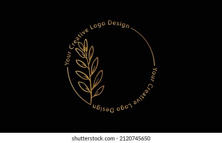 Wedding logo, Botanical rustic trendy greenery vector illustration Floral logo design for wedding invitation, RSVP, Thank you cards, save the date card, Vector illustration.
