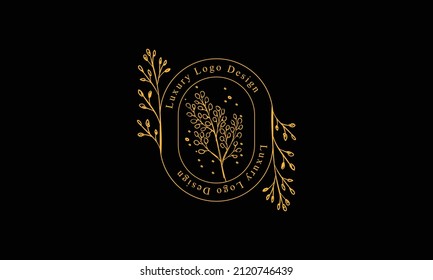 Wedding logo, Botanical rustic trendy greenery vector illustration Floral logo design for wedding invitation, RSVP, Thank you cards, save the date card, Vector illustration.