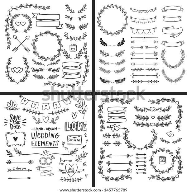 wedding , logo , and card ornament\
Collection\
 Decoration Vector\
Ilustration