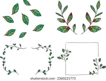 wedding logo design, minimalist floral empty frame, flower frame design vector. floral frames. minimalist floral frame vector. calligraphy blossoms or leaves design. colourful leaves frames. frames.