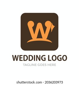 Wedding Logo design vector template. Happy Wedding Day concept. Infinity Logotype For Wedding Icon. 