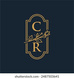 Wedding logo. Initial logo. Couple logo. Vintage logo