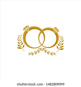 Wedding Logo Stock Vector Template