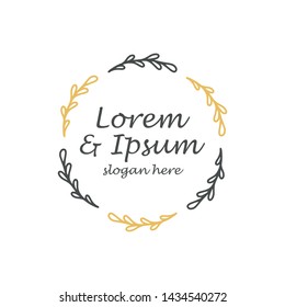 Wedding logos, hand drawn elegant, delicate monogram collection
