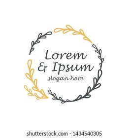 Wedding logos, hand drawn elegant, delicate monogram collection