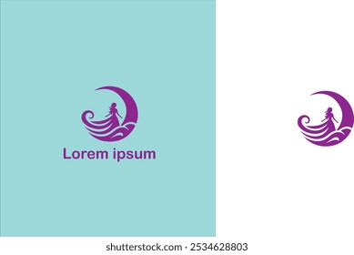 Casamento cerimônia de casamento Núpcias Matrimônio logotipo único ilustração