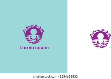 Casamento cerimônia de casamento Núpcias Matrimônio logotipo único ilustração