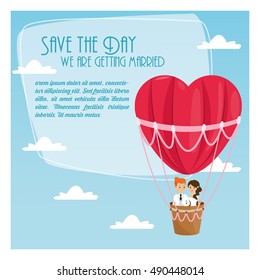 Wedding and marriage couple design