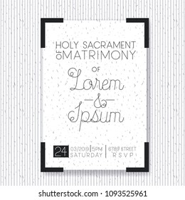 wedding and married invitation card
