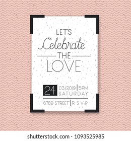 wedding and married invitation card