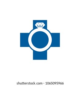 Wedding Medical Logo Icon Design