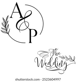 wedding meeting card illustration design