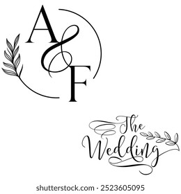 wedding meeting card illustration design