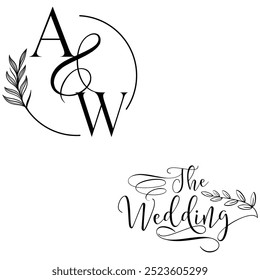 wedding meeting card illustration design
