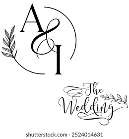 wedding meeting card illustration design