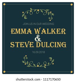 Wedding menu, information, label, table number and place card design with elegant lavender pink garden rose, anemone, wax flowers eucalyptus branches, leaves & cute golden pattern. Vector template set