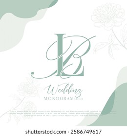  Wedding Monogram Logo Design BL, LB