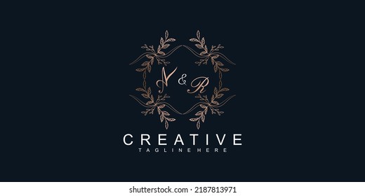 Wedding Monogram Logo Templates Collection Premium Vector