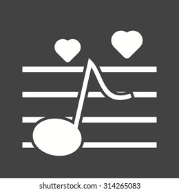 Wedding, music, piano icon vector image. Can also be used for wedding. Suitable for use on web apps, mobile apps and print media.