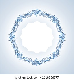 Wedding ornament concept. Floral poster, invite. Vector decorative greeting card or invitation design background.