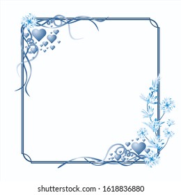 Wedding ornament concept. Floral poster, invite. Vector decorative greeting card or invitation design background.