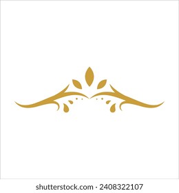 wedding ornament luxury frame set