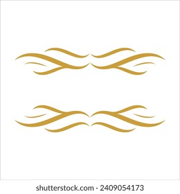 wedding ornament luxury frame set