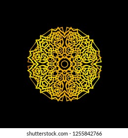 wedding ornament vector for icon or logo