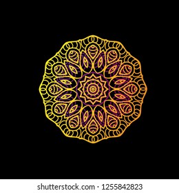 wedding ornament vector for icon or logo