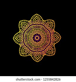 wedding ornament vector for icon or logo