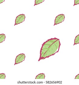 Wedding patches illustration, seamless pattern with flower leaf. Vector fashion backdrop in watercolor style, isolated elements on white background.