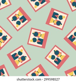 wedding photo flat icon,eps10 seamless pattern background