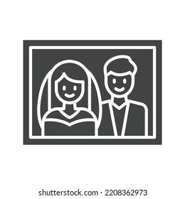 Wedding Photo icon vector image. Can also be used for Physical Fitness. Suitable for mobile apps, web apps and print media.