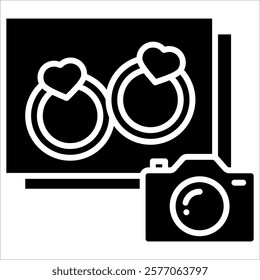 Wedding Photography Icon Element For Design