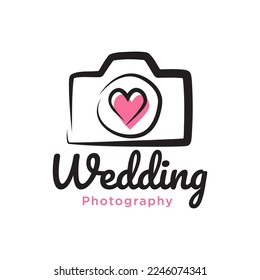 wedding photography logo template for wedding photo studio