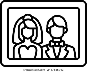 Wedding Photos vector icon. Can be used for printing, mobile and web applications.