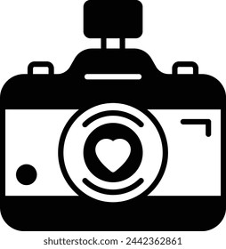 wedding photoshoot camera concept, Professional Photographer cam vector icon design, Muslim marriage Symbol, Islamic wedding customs Sign, Indian subcontinent matrimony stock illustration