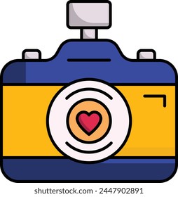 wedding photoshoot camera concept, Professional Photographer cam vector icon design, Arabic Muslim marriage Symbol, Islamic wedding customs Sign,asian matrimonial stock illustration