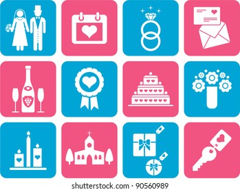 wedding pictograms