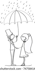  wedding picture, bride and groom in love, the vector