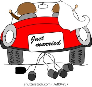  wedding picture, bride and groom in love, the vector
