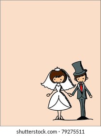Wedding pictures, bride and groom