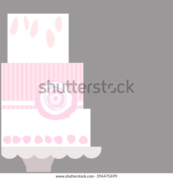 vector 2d pink cake images
