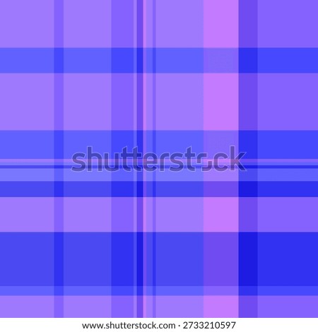 Wedding plaid textile tartan, rectangle vector texture check. Neat seamless fabric background pattern in indigo and blue colors palette.