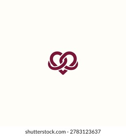 Wedding Planner Logo icon flat vector design.