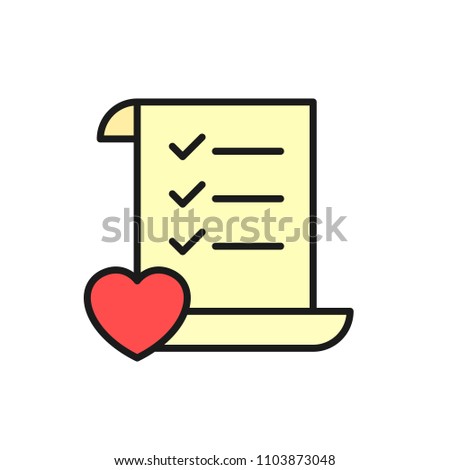 wedding planning checklist icon do list stock vector royalty free